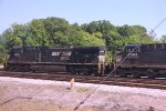 NS 4336 waits on a coal train